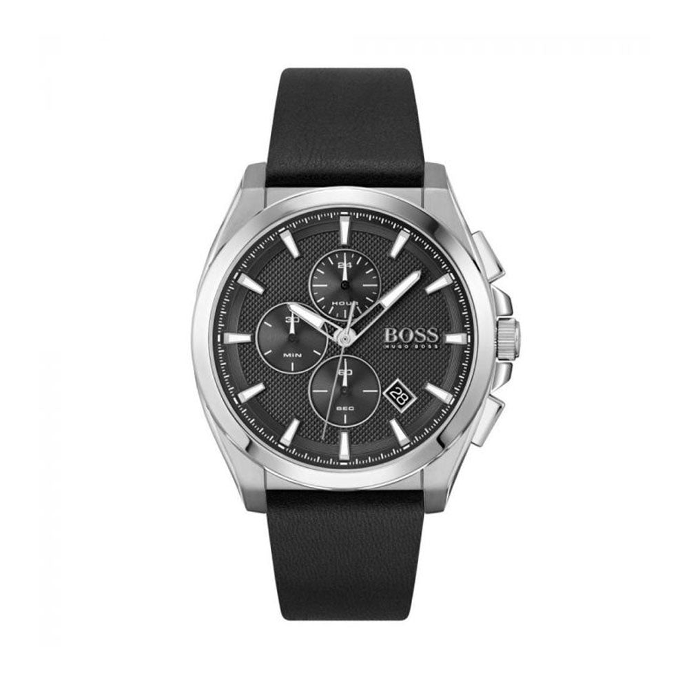 Hugo Boss Men Grandmaster Round Black Watches 1513881