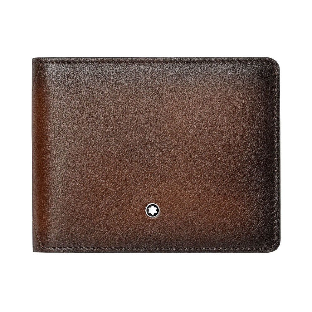 Mont Blanc 118352 Meisterstück Sfumato 4CC Wallet With Money Clip Small – Brown