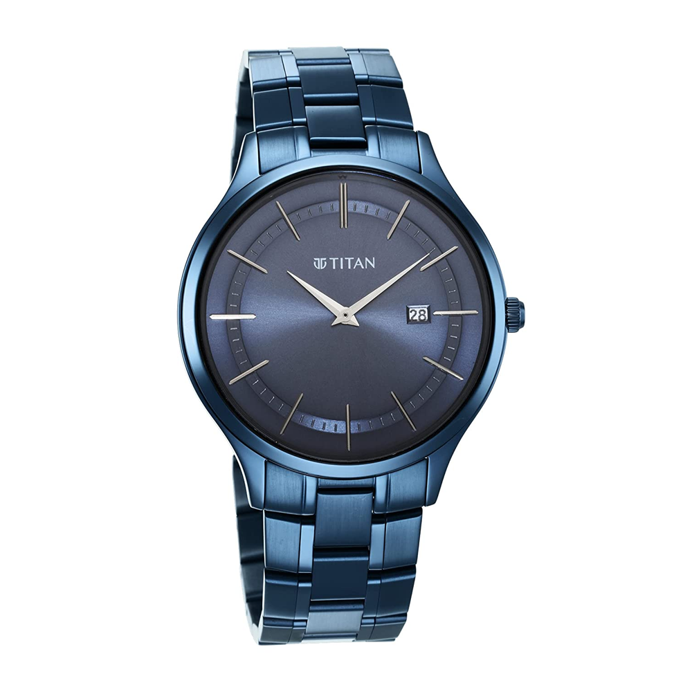 Titan edge 2025 blue dial