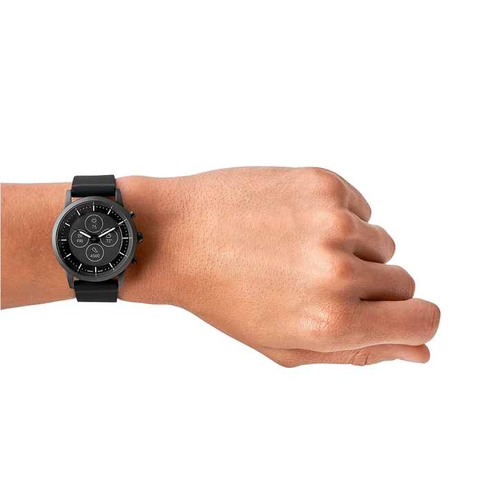 Fossil FTW7010 Collider Hybrid Hr Smartwatch Black Dial Men's Watch