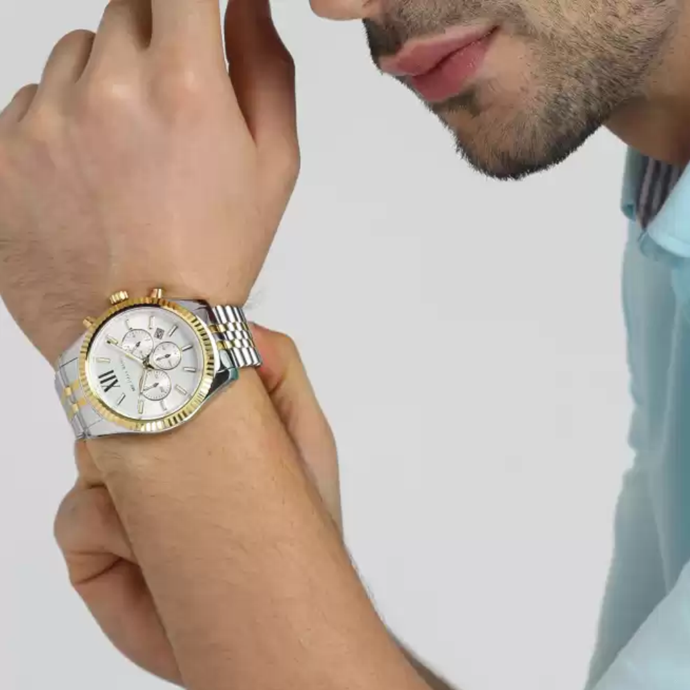 Michael Kors Lexington Analog White Dial Men's Watch - MK8344 – The Watch  Factory ®