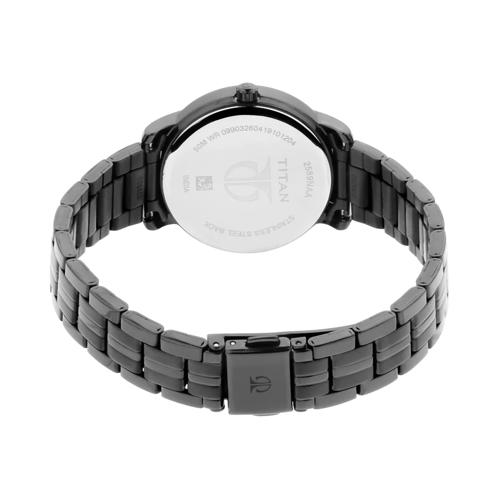 TITAN Workwear Black Dial Women's Watch NP2589NM01