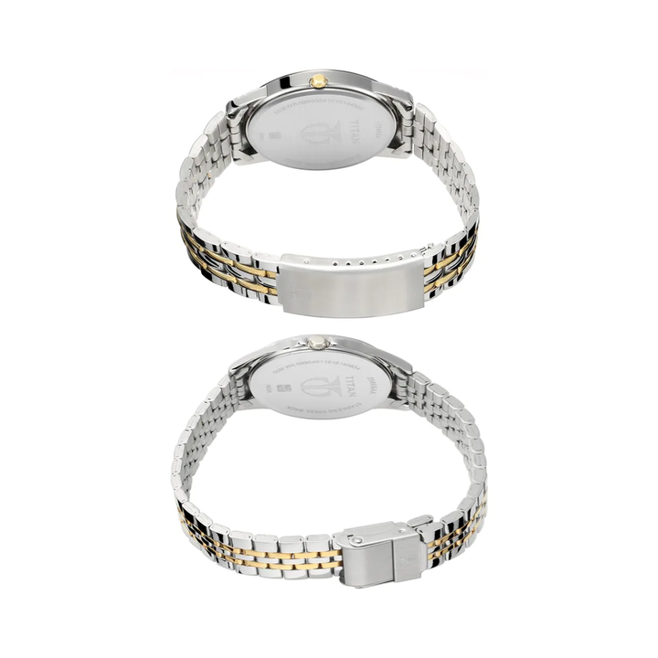 Titan Bandhan Analog Silver Dial Unisex Watch NP17742565BM01