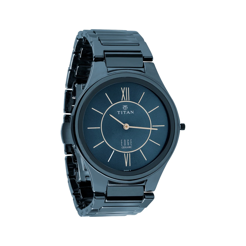 Titan NN1696QC03 Edge Ceramic Analog Watch For Men