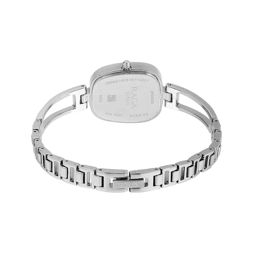 Titan Raga Viva Analog Silver Dial Women's Watch 2604SM01