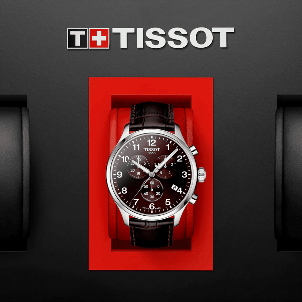 Tissot T1166171629700 Chrono Xl Analog Brown Dial Men's Watch