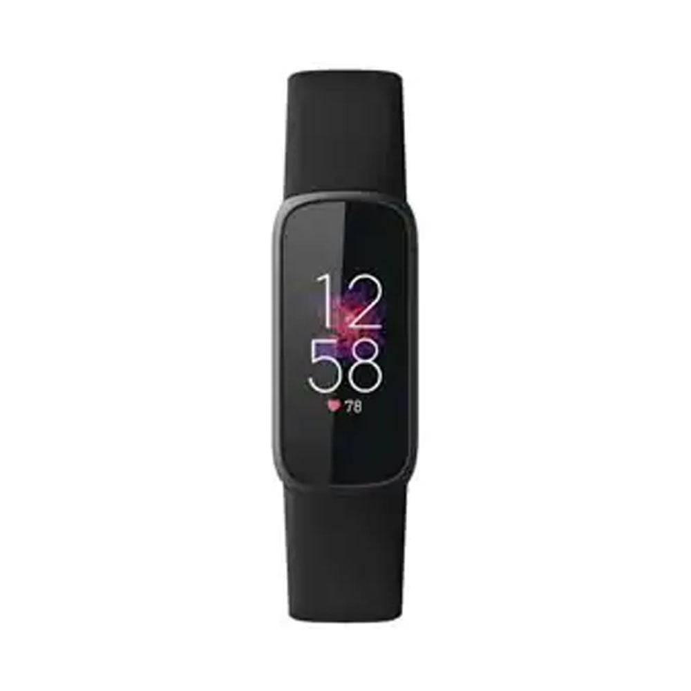 Fitbit Luxe - Graphite Stainless Steel - Activity Tracker With Band - Black