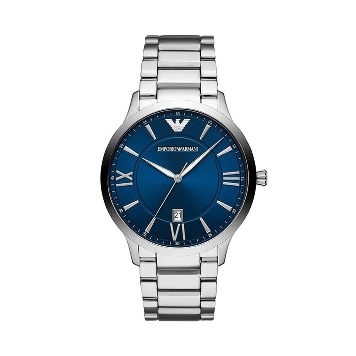 EMPORIO ARMANI AR11227 Giovanni Blue Dial Watch for Men