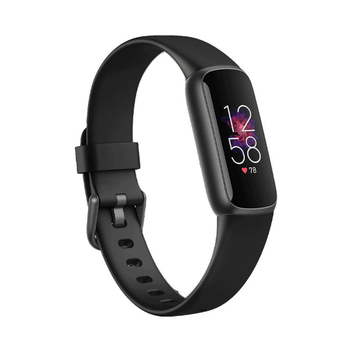 Fitbit Luxe - Graphite Stainless Steel - Activity Tracker With Band - Black