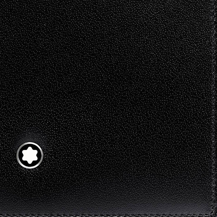 Mont Blanc 5525 Meisterstück 6CC Money Clip Wallet – Black