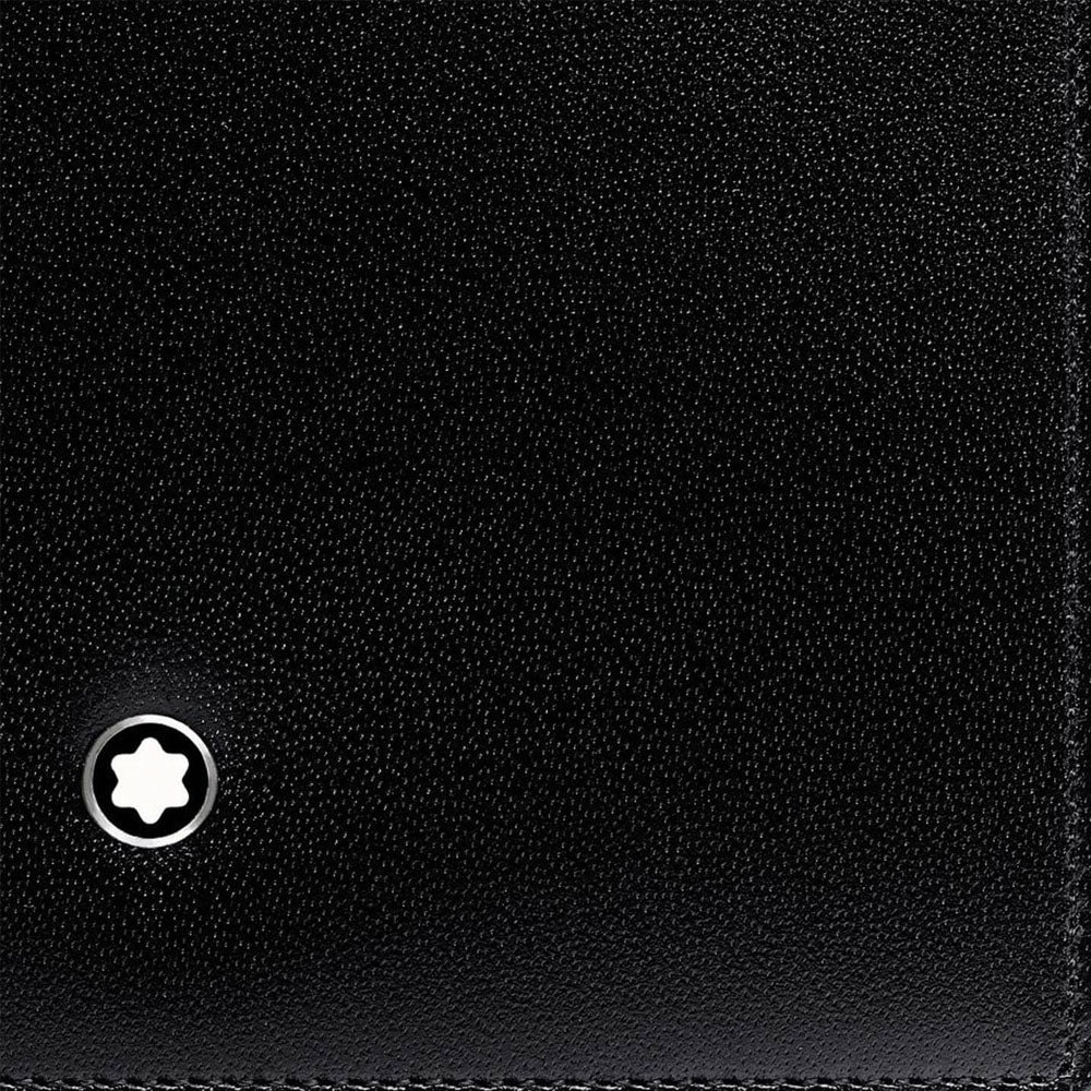 Montblanc Meisterstuck 6cc Leather Wallet with Money Clip Black