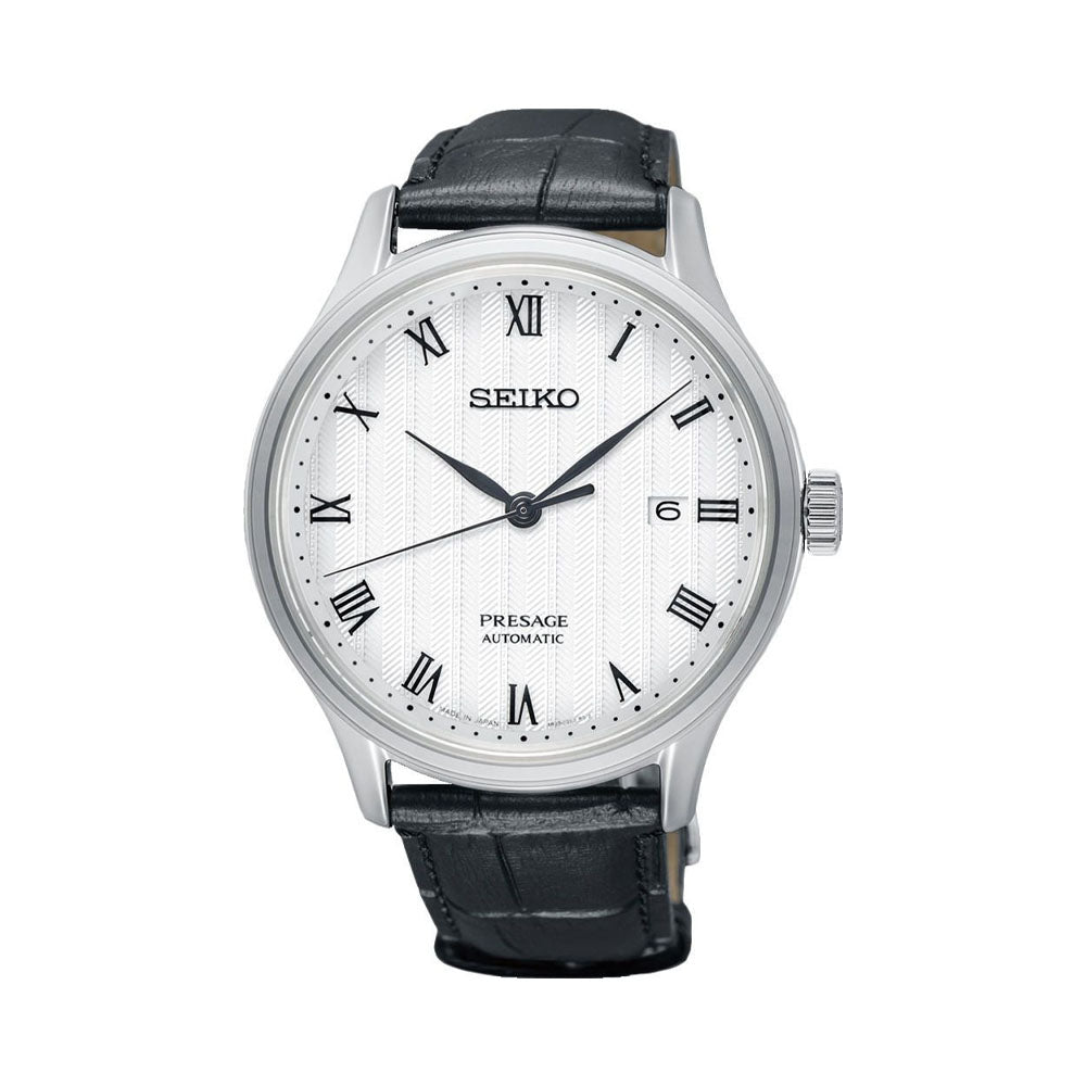 Seiko Presage Classic Roman Sapphire Dress Watch SRPC83J1
