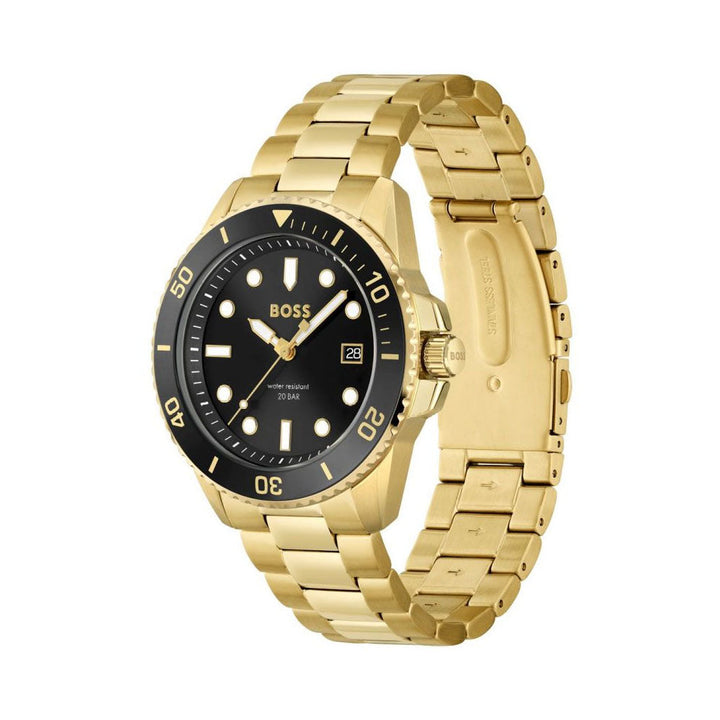 BOSS Ace Men's Gold & Black Watch 1513917