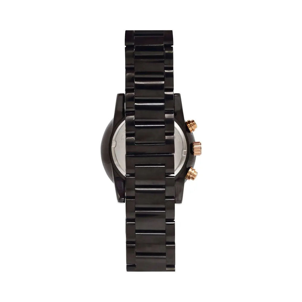 Giordano Men's Black Dial Metallic Multi-Function Watch - GD-1093-33