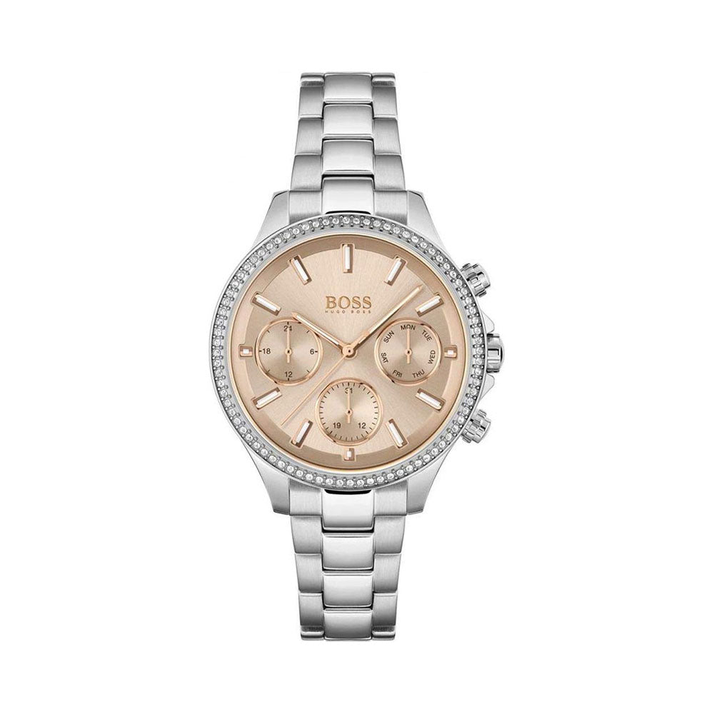 Hugo Boss Watches Hera Day-Date Analog Pink Dial Women's Watch -1502565