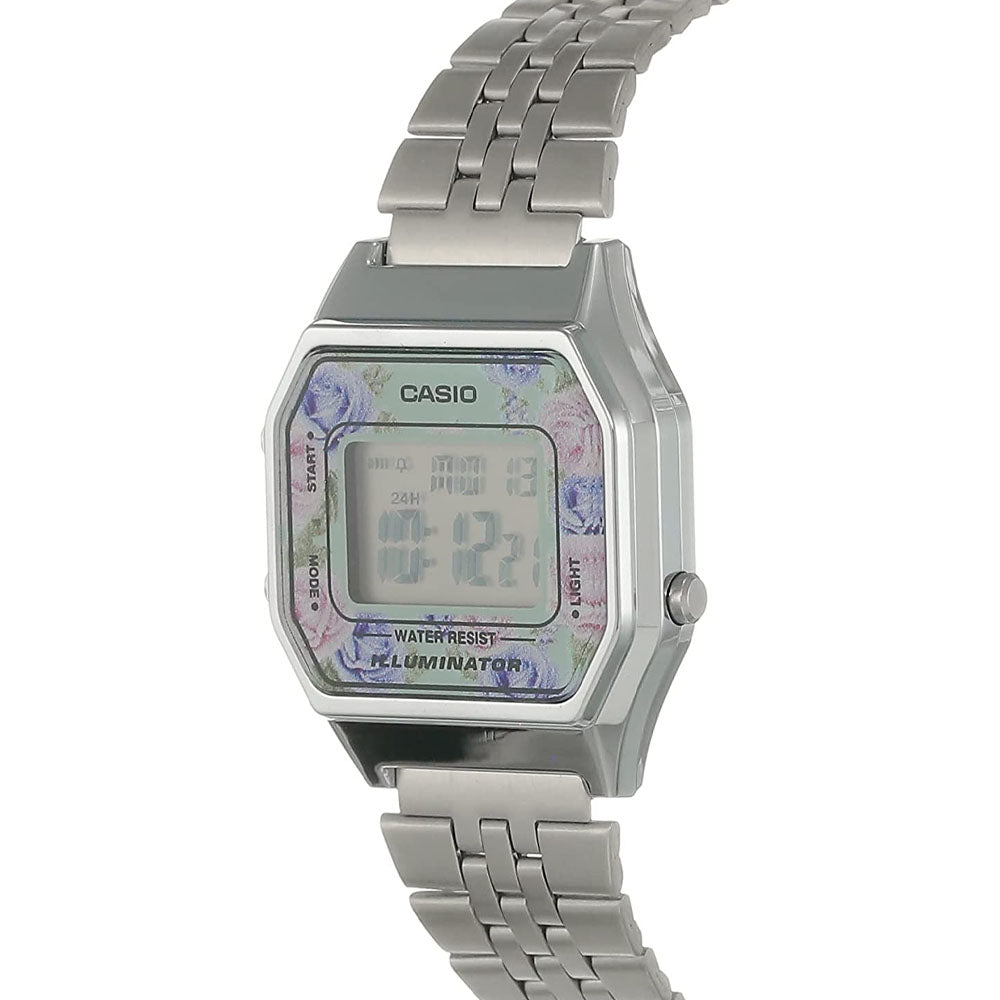 Casio Vintage Series Digital Silver Dial Unisex-Adult Watch-D203