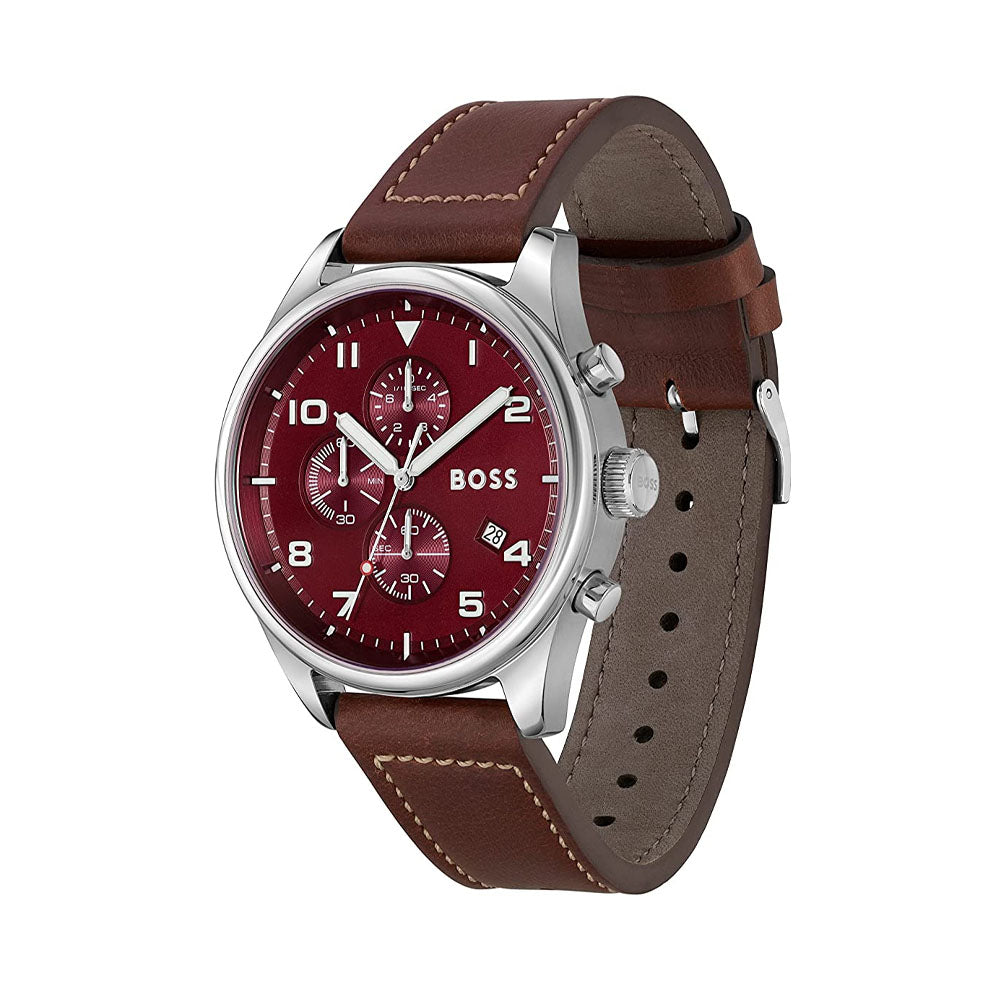 HUGO Boss View Analog Red Dial Men's Watch-1513988 – The Watch Factory ®
