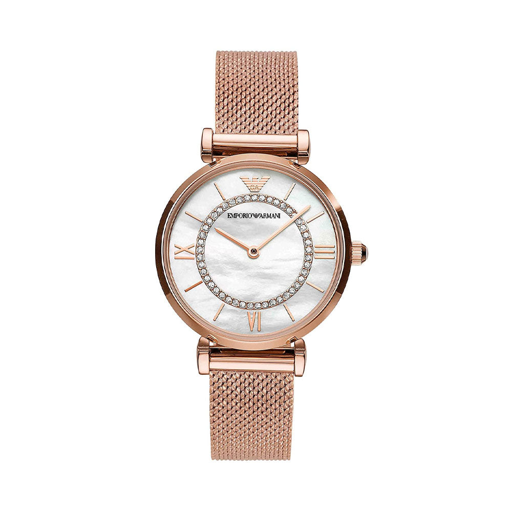 EMPORIO ARMANI AR11320 Gianni T-Bar Watch for Women ‌ – The Watch Factory