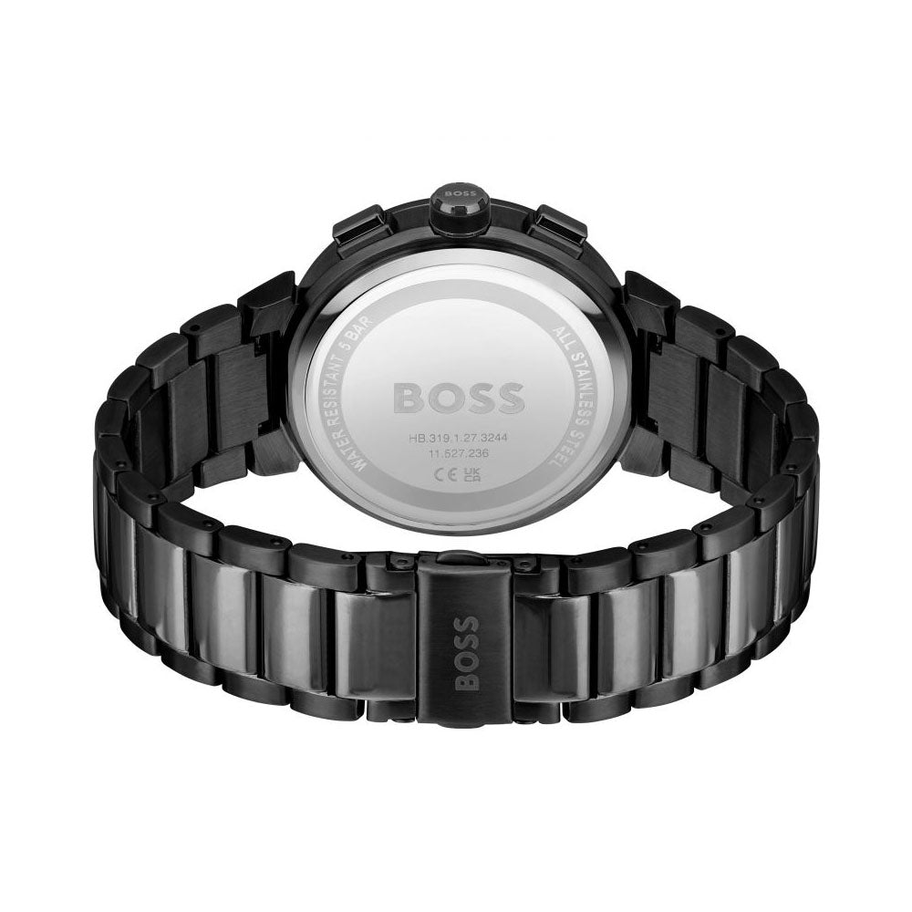 HUGO BOSS Mens One Black Dial Watch 1514001