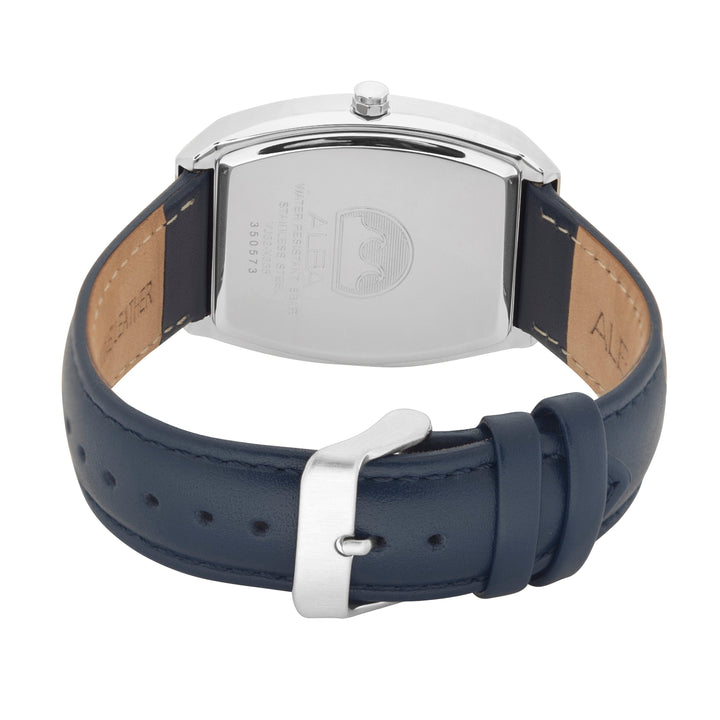 Alba AG8N21X1 Nebula Blue Dial With Blue Leather Straps
