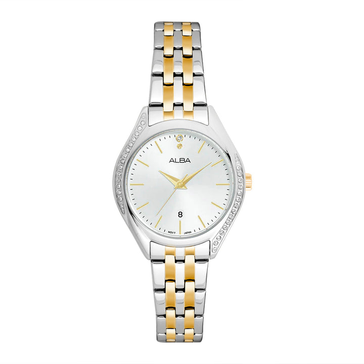 Alba AH7BT3X1 Opal White Ladies Watch