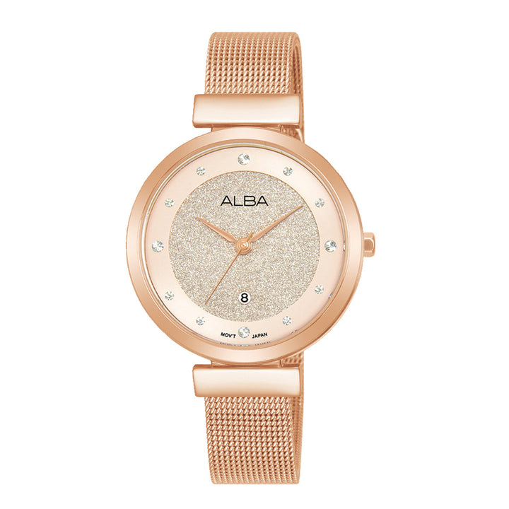 Alba AH7CA0X1 Pink Shimmer Ladies Watch