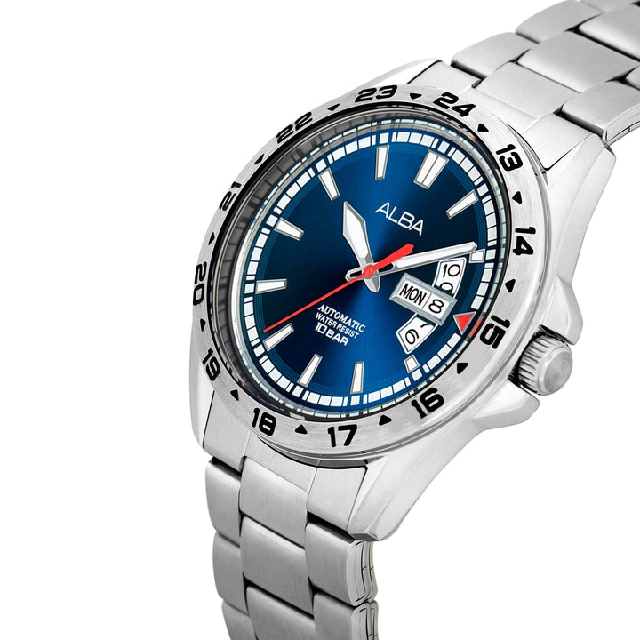 Alba AL4475X1 Deep Blue Dial Mechanical