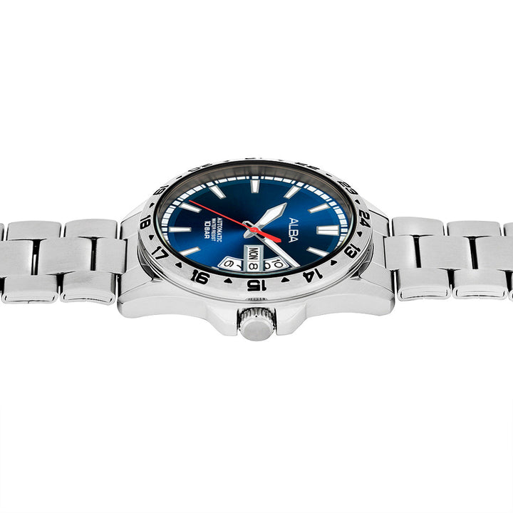 Alba AL4475X1 Deep Blue Dial Mechanical
