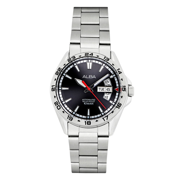 Alba AL4479X1 Steel Grey Dial Mechanical