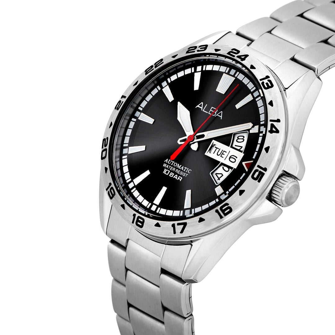 Alba AL4479X1 Steel Grey Dial Mechanical