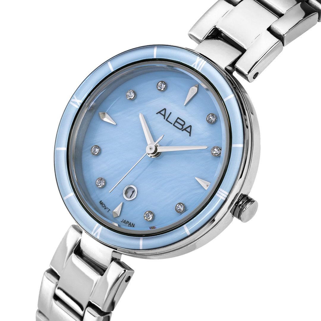 Alba AH7AX1X1 Sky Blue Ladies Watch