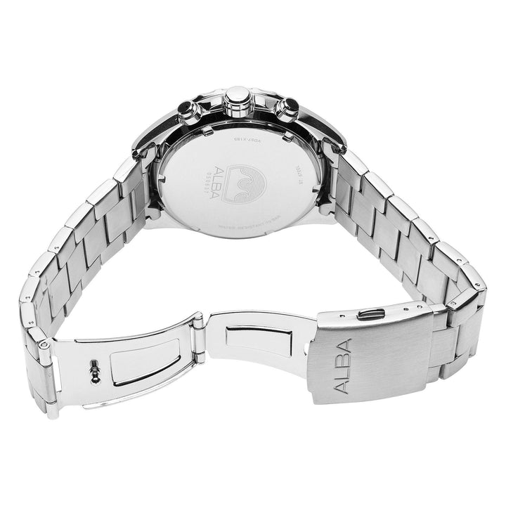 Alba AM3811X1 Ink Black Chronograph