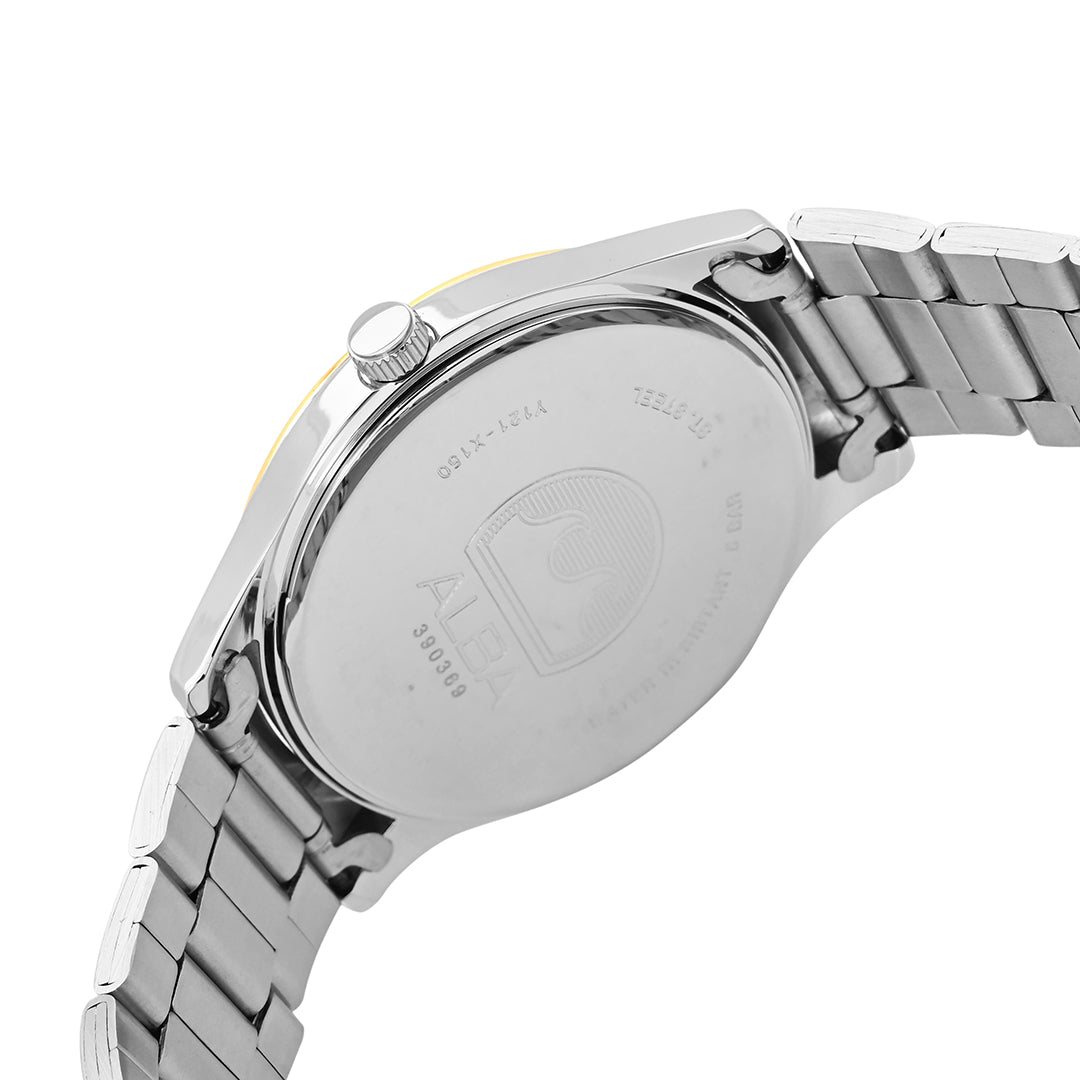 Alba ARX020X1 Dual Tone Metallic Strap Watch