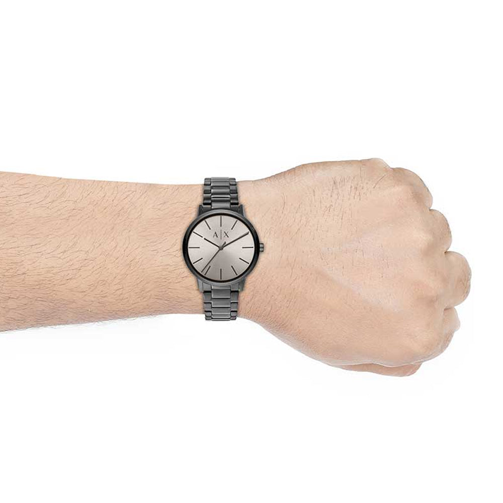 Black Dial Silver Watch - Essential Collection | MINO