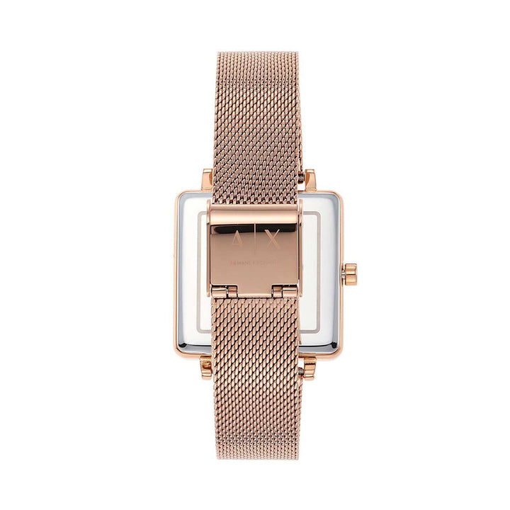 Armani Exchange Lola Square Stainless Steel Watch AX5802 for Women