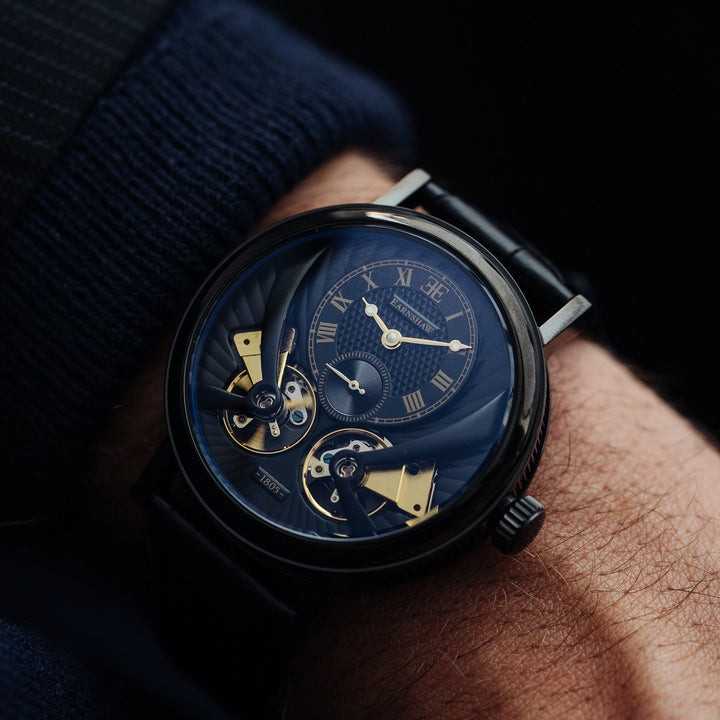 Earnshaw ES-8059-04 Beaufort Anatolia Mech Automatic Open Heart Skeleton