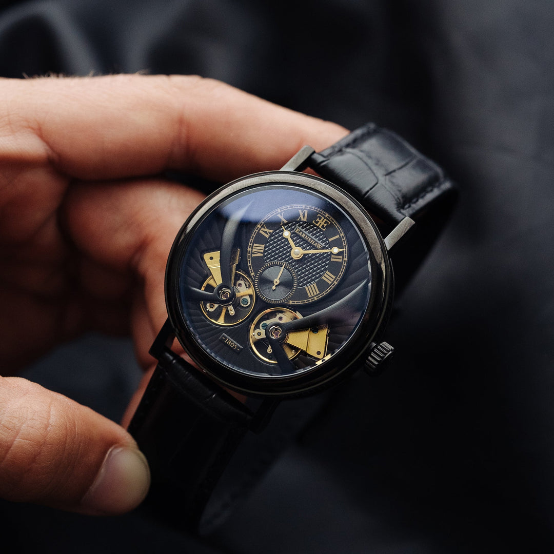 Earnshaw ES-8059-04 Beaufort Anatolia Mech Automatic Open Heart Skeleton