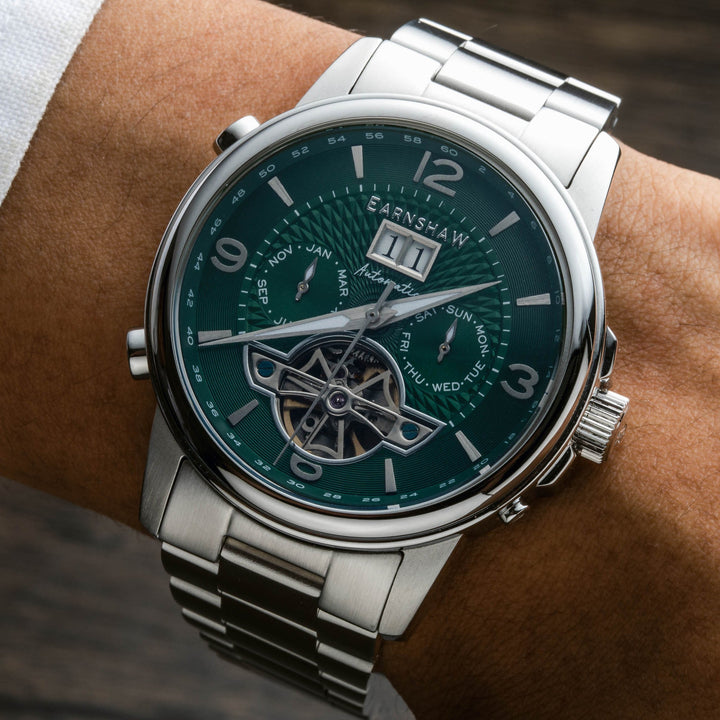 Earnshaw ES-8177-33 Marylebone Automatic Skeleton Grand Open Heart