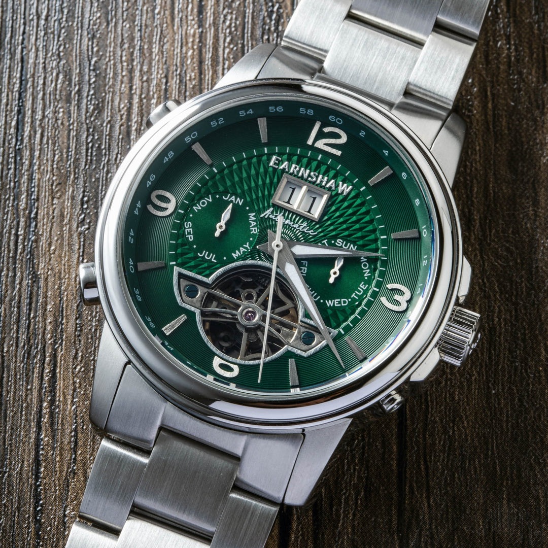 Earnshaw ES-8177-33 Marylebone Automatic Skeleton Grand Open Heart