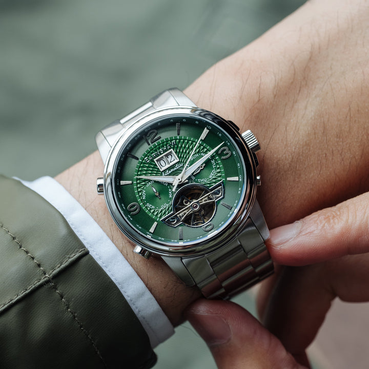 Earnshaw ES-8177-33 Marylebone Automatic Skeleton Grand Open Heart