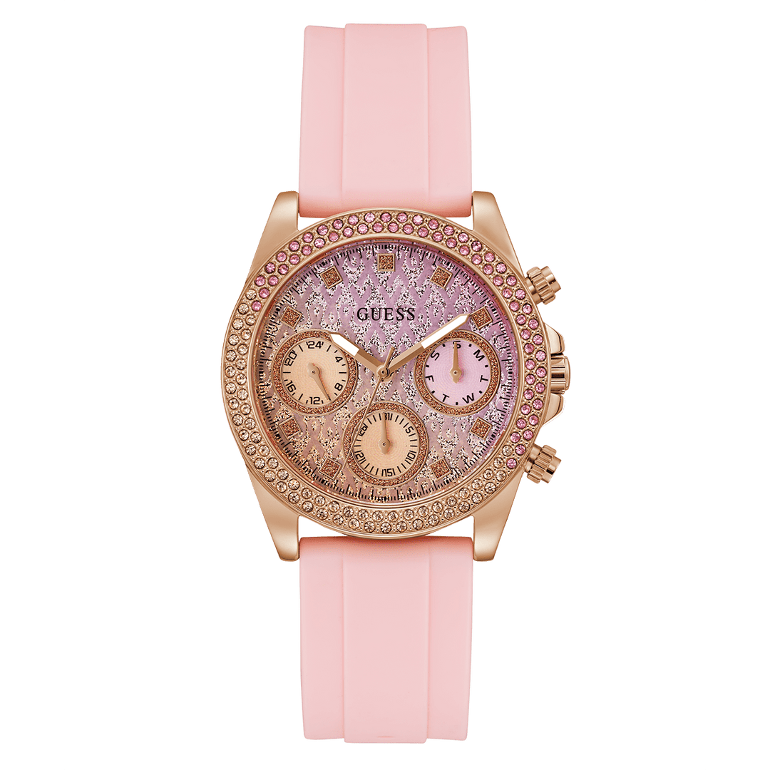 GUESS Ladies Sparkling Pink Limited Edition Watch