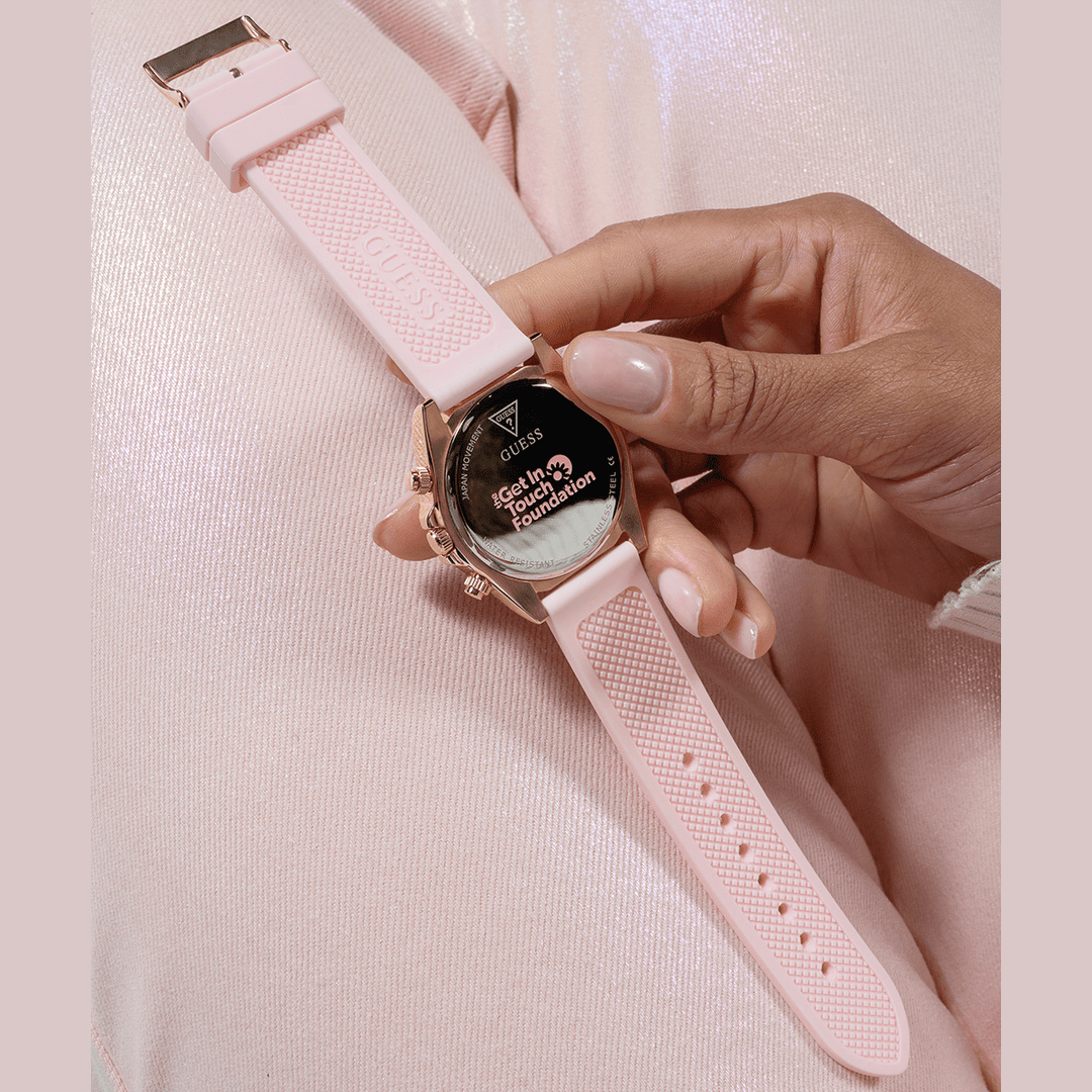 GUESS Ladies Sparkling Pink Limited Edition Watch