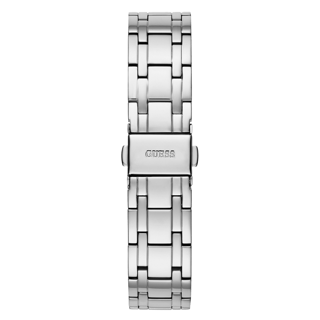 GUESS Ladies Silver Tone Analog Watch
