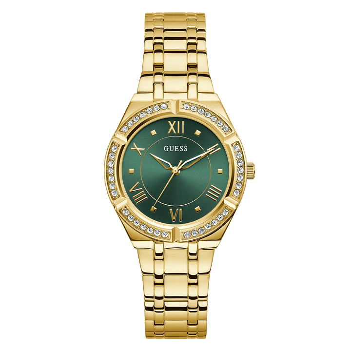 GUESS Ladies Gold Tone Analog Watch