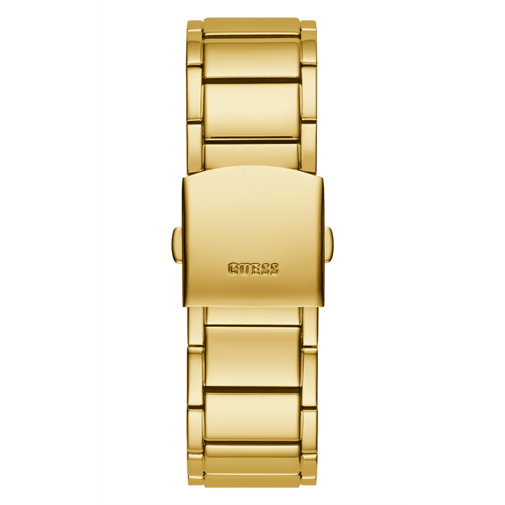 GUESS Mens Gold Tone Multi-Function Watch