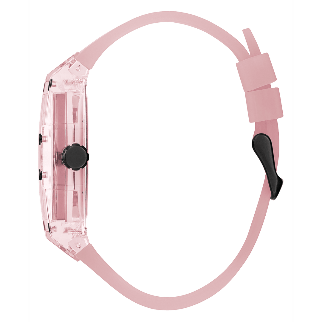 GUESS Mens Pink Multi-Function Watch