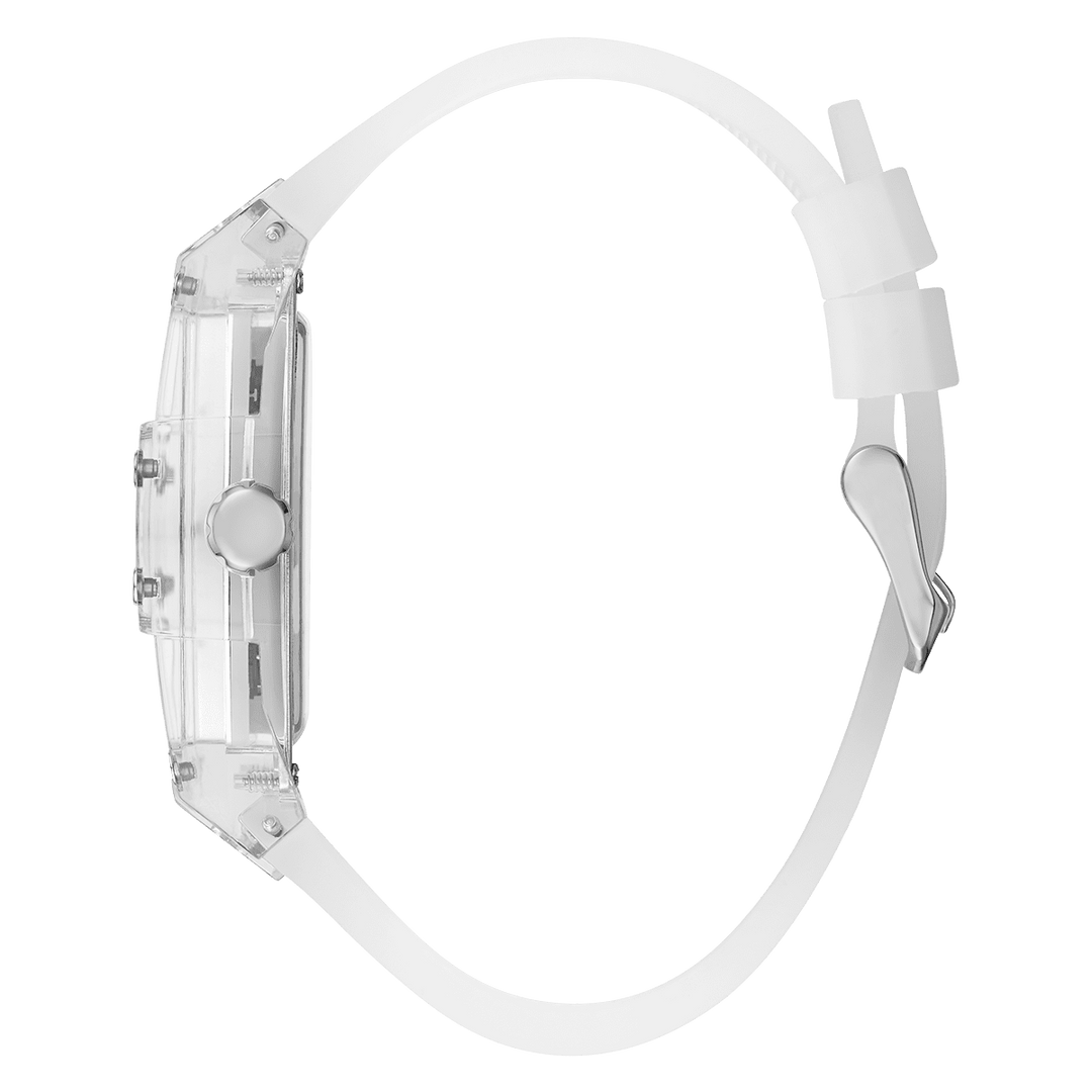 GUESS Mens Clear Multi-Function Watch