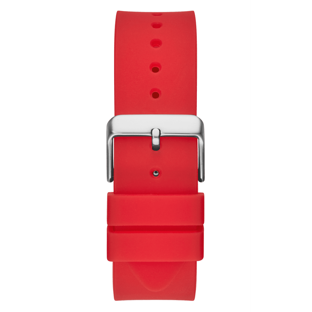 GUESS Mens Red Black Multi-Function Watch