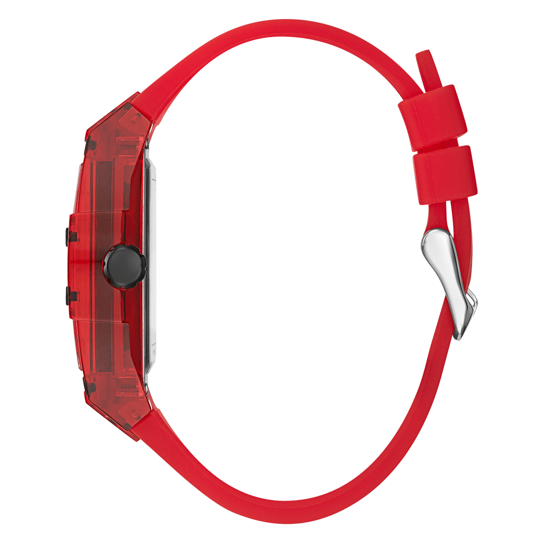 GUESS Mens Red Multi-Function Watch