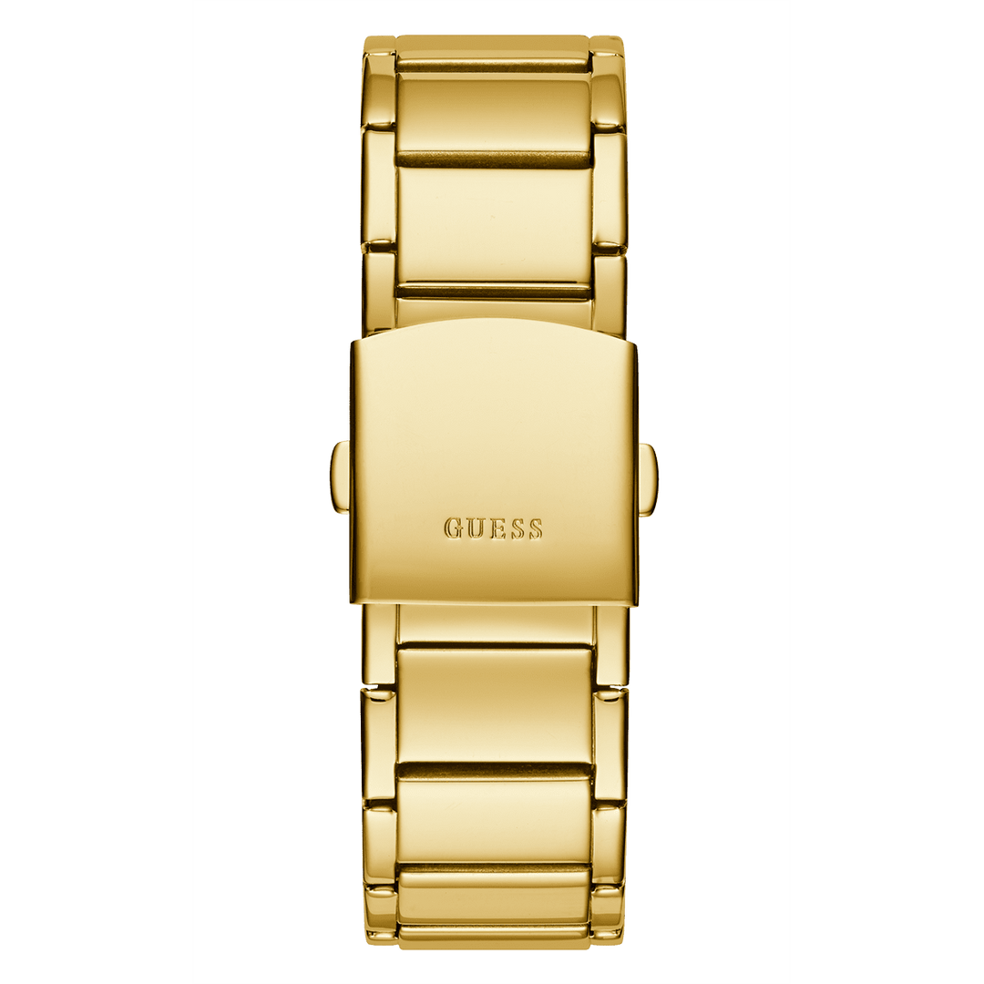 GUESS Mens Gold Tone Multi-Function Watch